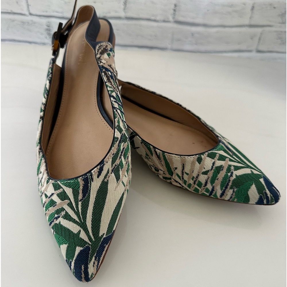 JMcLaughlin fern fabric print shoes…